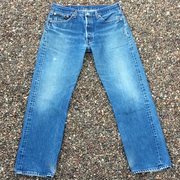 Levis Other - Vintage 80-90's Levis 501 jeans. Amazing color!